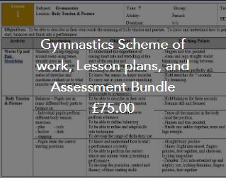 Gymnastic lesson plans and Gymnastics scheme of work